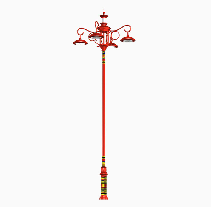 Yi culture street lamp
